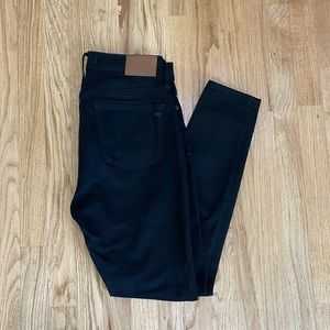 Madewell Black 9” High-Rise Skinny Jeans